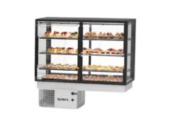 Vitrine Réfrigérée Série Integra drop-in Cold - Accès Frontal et Arrière - 3 Etagères - Portes Battantes - Sayl