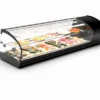 Vitrine Réfrigérée Tapas Bacs GN 1/3 Série shark 2P avec Groupe à Distance sans Bacs - L 1190 / 1540 mm - Sayl