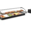 Vitrine Réfrigérée Tapas Bacs GN 1/3 Série shark 2P avec Groupe à Distance sans Bacs -1540x380x340 mm - Sayl