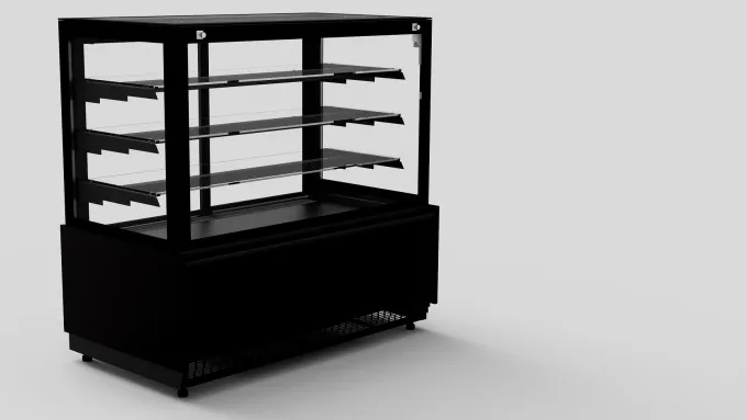 Vitrine Réfrigérée Vitrée Néro 1.0 - 937 mm largeur - Combisteel