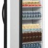Vitrine Réfrigérée Vitrée Réversible CEV425CP 2 DEL L/H - Couleur Noire - TEFCOLD