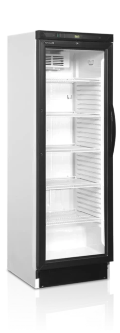 Vitrine Réfrigérée Vitrée Réversible CEV425CP 2 DEL L/H - Couleur Noire - TEFCOLD