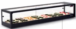 Vitrine Sushi Réfrigérée - 1580 x 380 x 300 mm - Avec Groupe de Réfrigérateur à Distance - SAYL