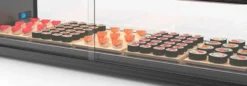 Vitrine Sushi Série LOGIC Cuve Plane avec Groupe Déporté - L 1540 mm - SAYL
