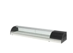 Vitrine à tapas Inox à Poser Fond Plat L 1755 mm - Coreco