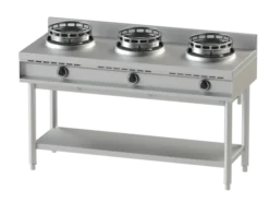 Wok Gaz Serie 600 - 3 Bruleurs - 3 x 13 kW - NAYATI