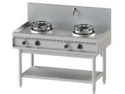 Wok Gaz Serie 700 - 2 Bruleurs - 2 x 13 kW - NAYATI