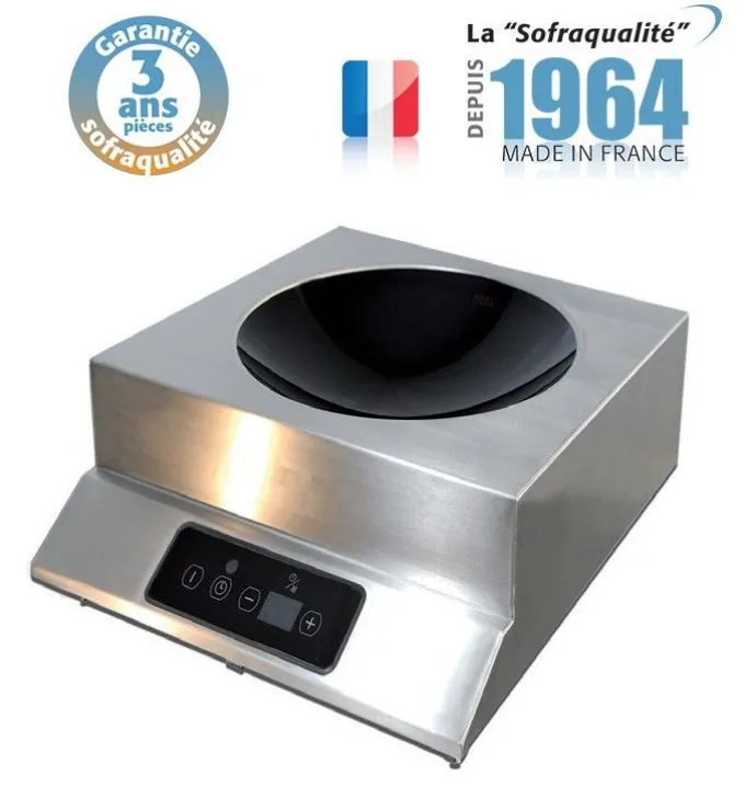 Wok à induction - 1 feu - Diamètre 310 mm - Sofraca