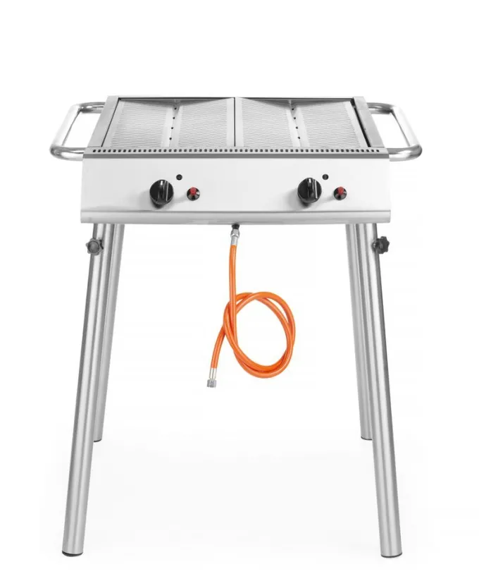 Xantos Gril à gaz, 9,5kW, 770x710x(H)870mm - Hendi